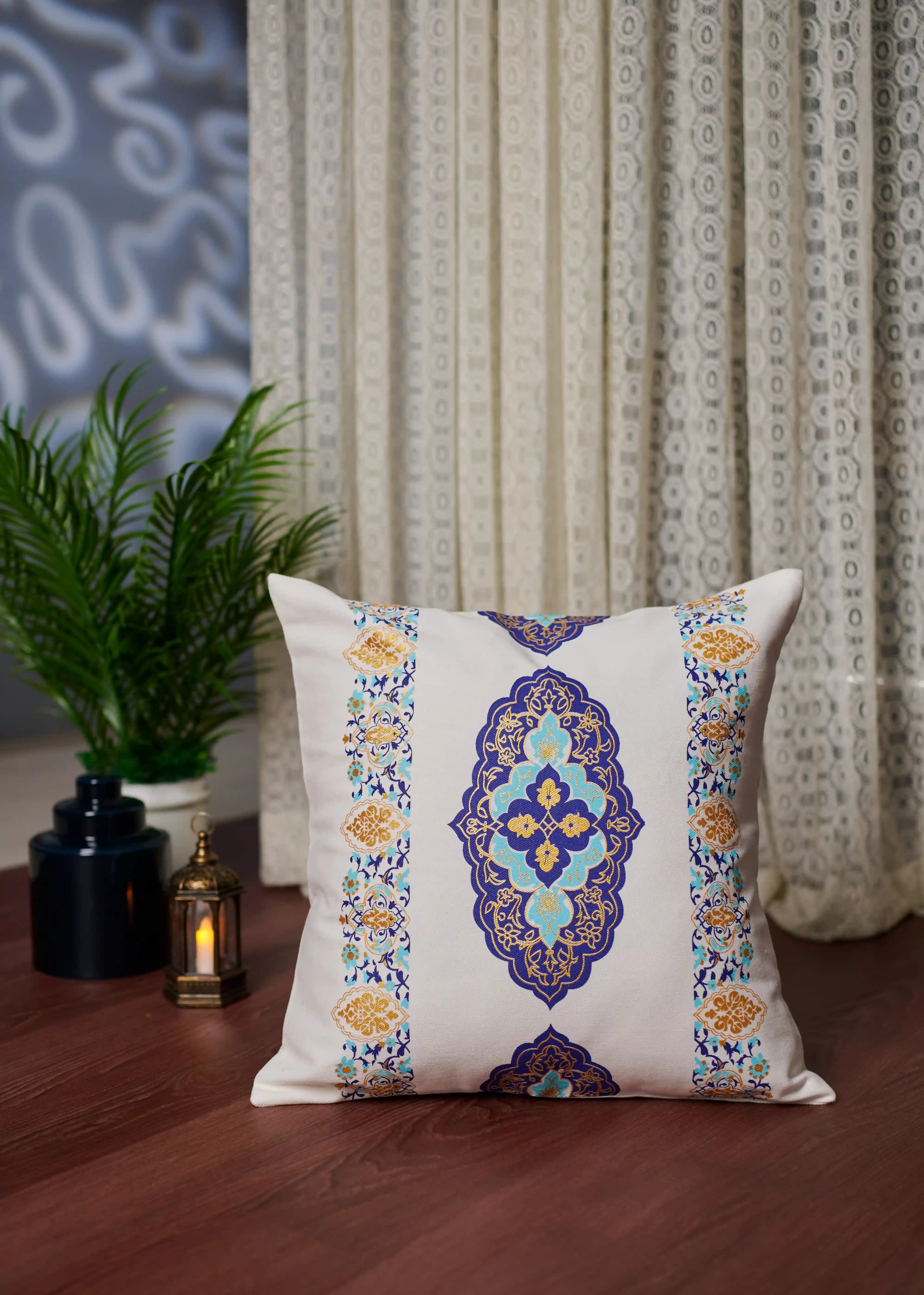 Arabic Art Printed Cushion Cover