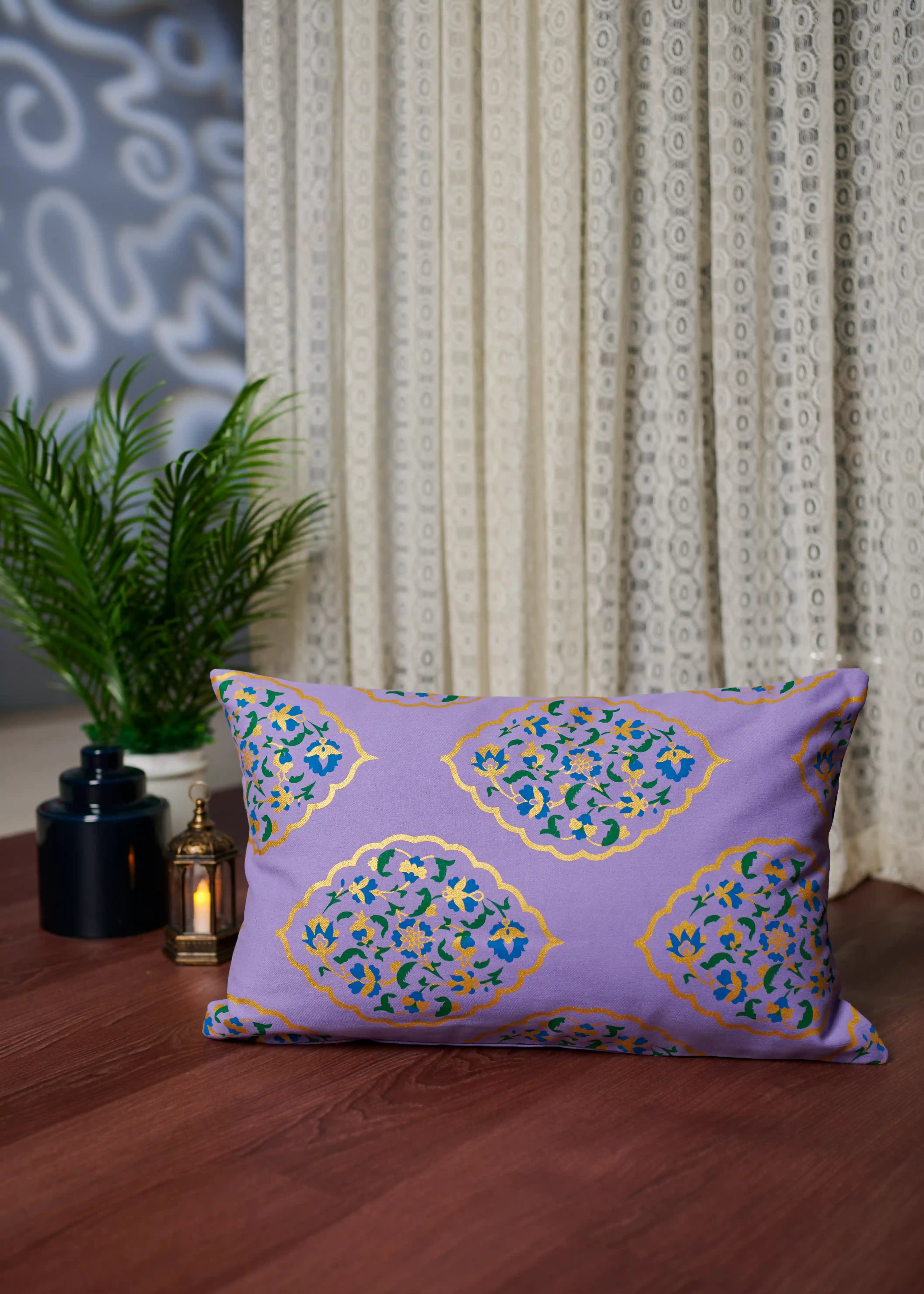 Arabic Art Printed Cushion Cover