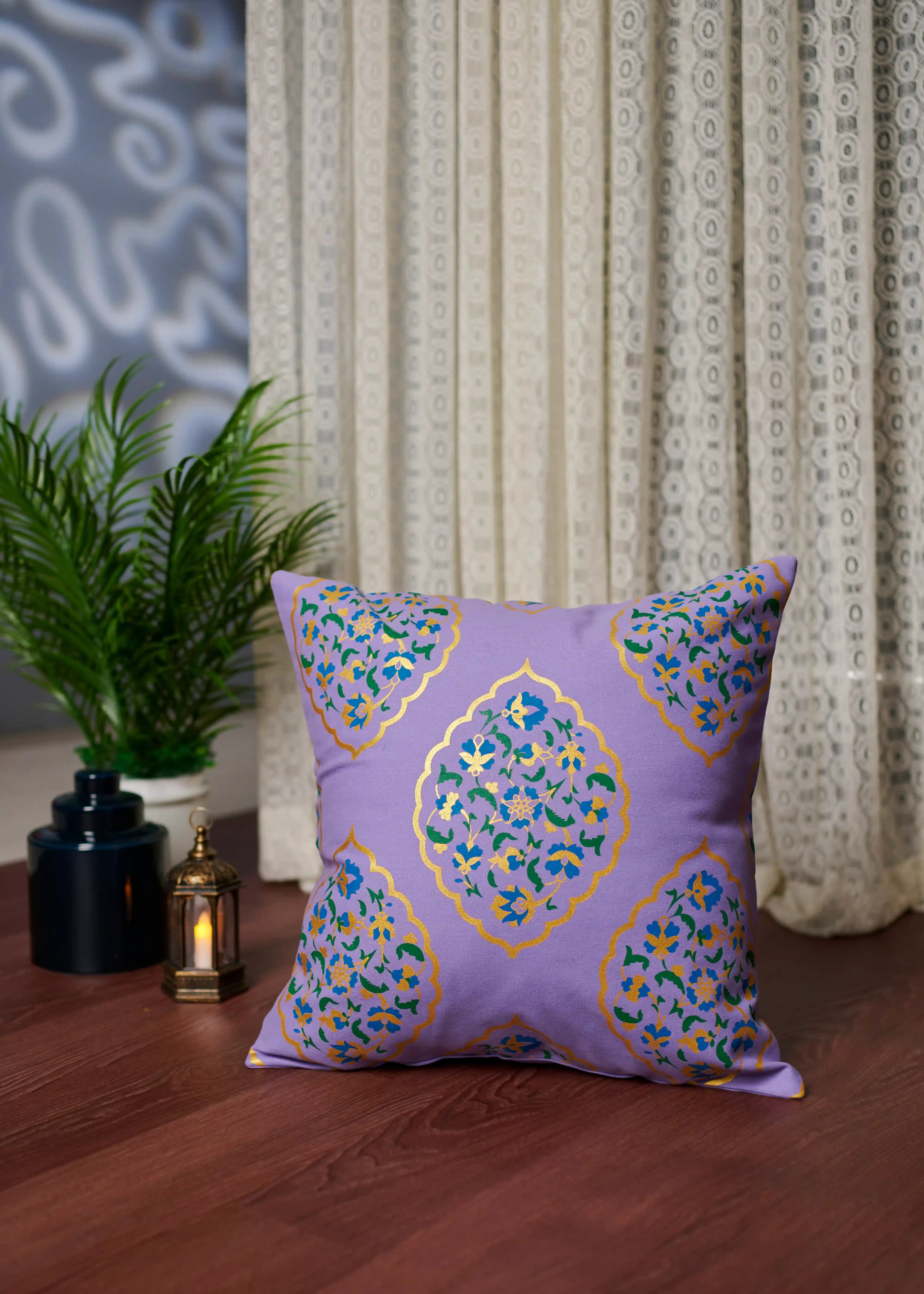 Arabic Art Printed Cushion Cover
