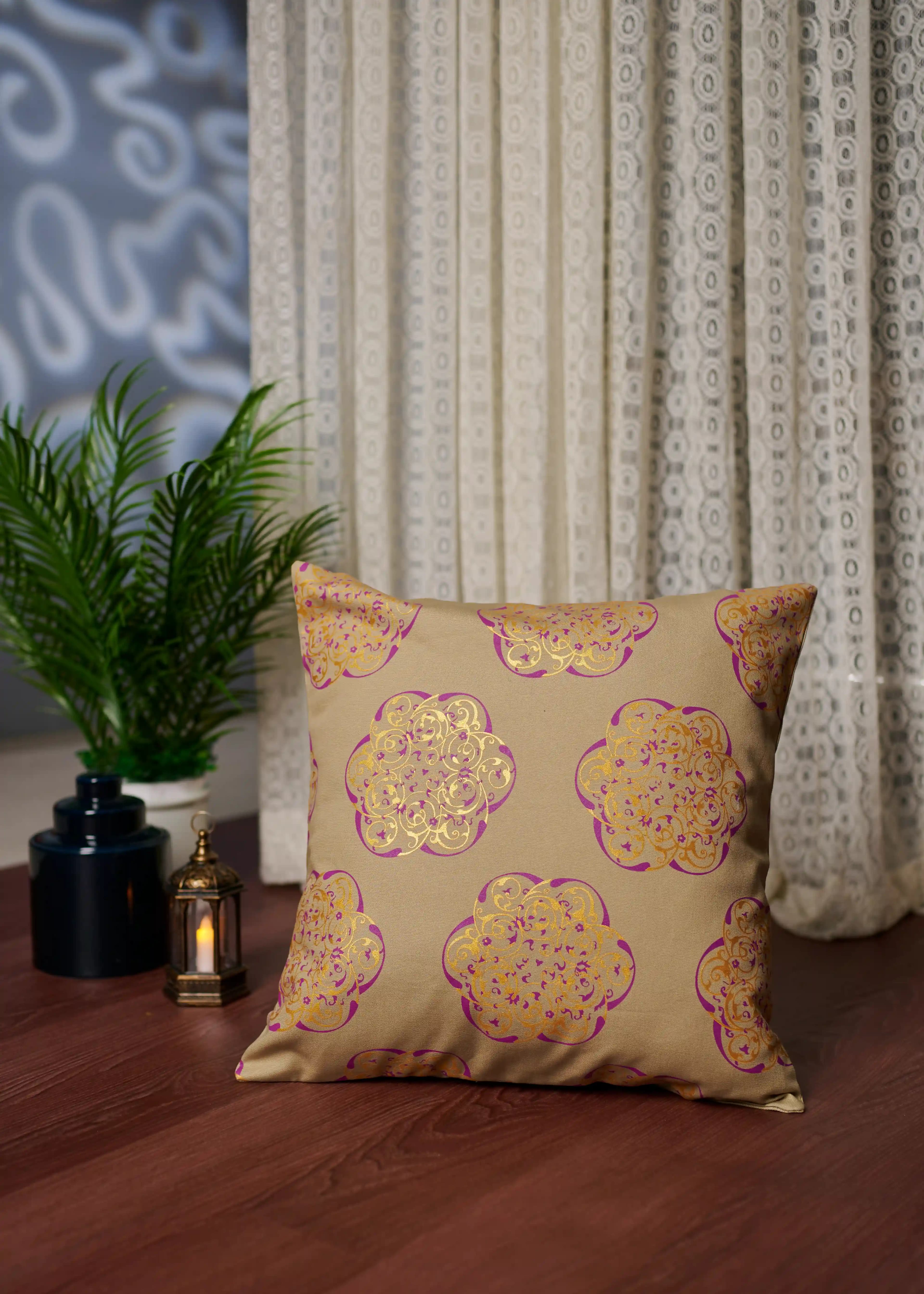 Arabic Art Printed Cushion Cover
