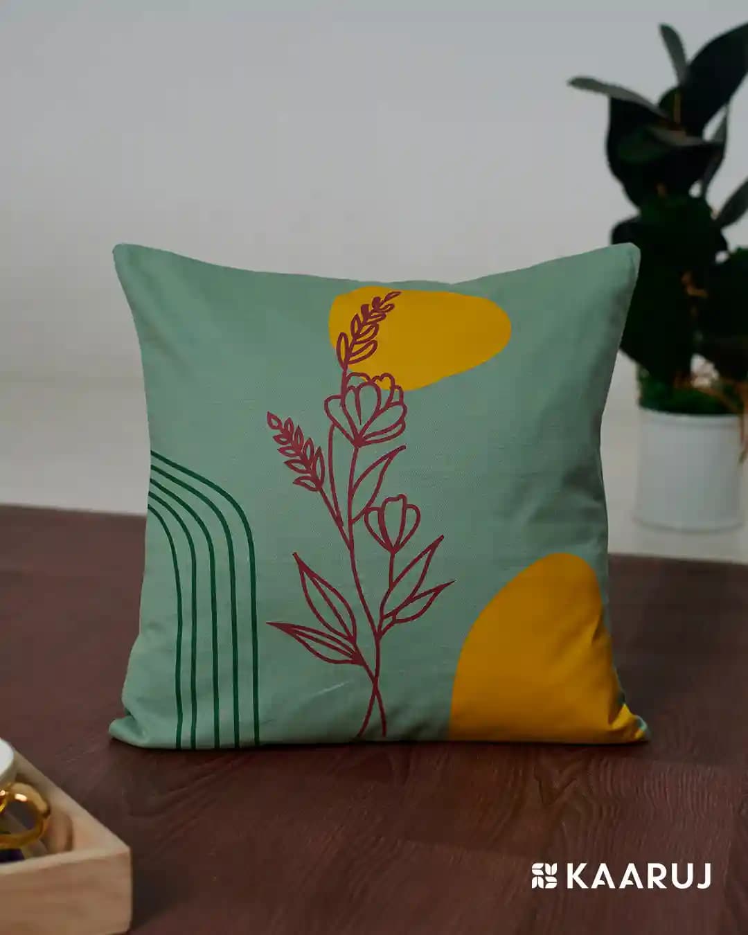 Canvas Art Printed Cushion Cover