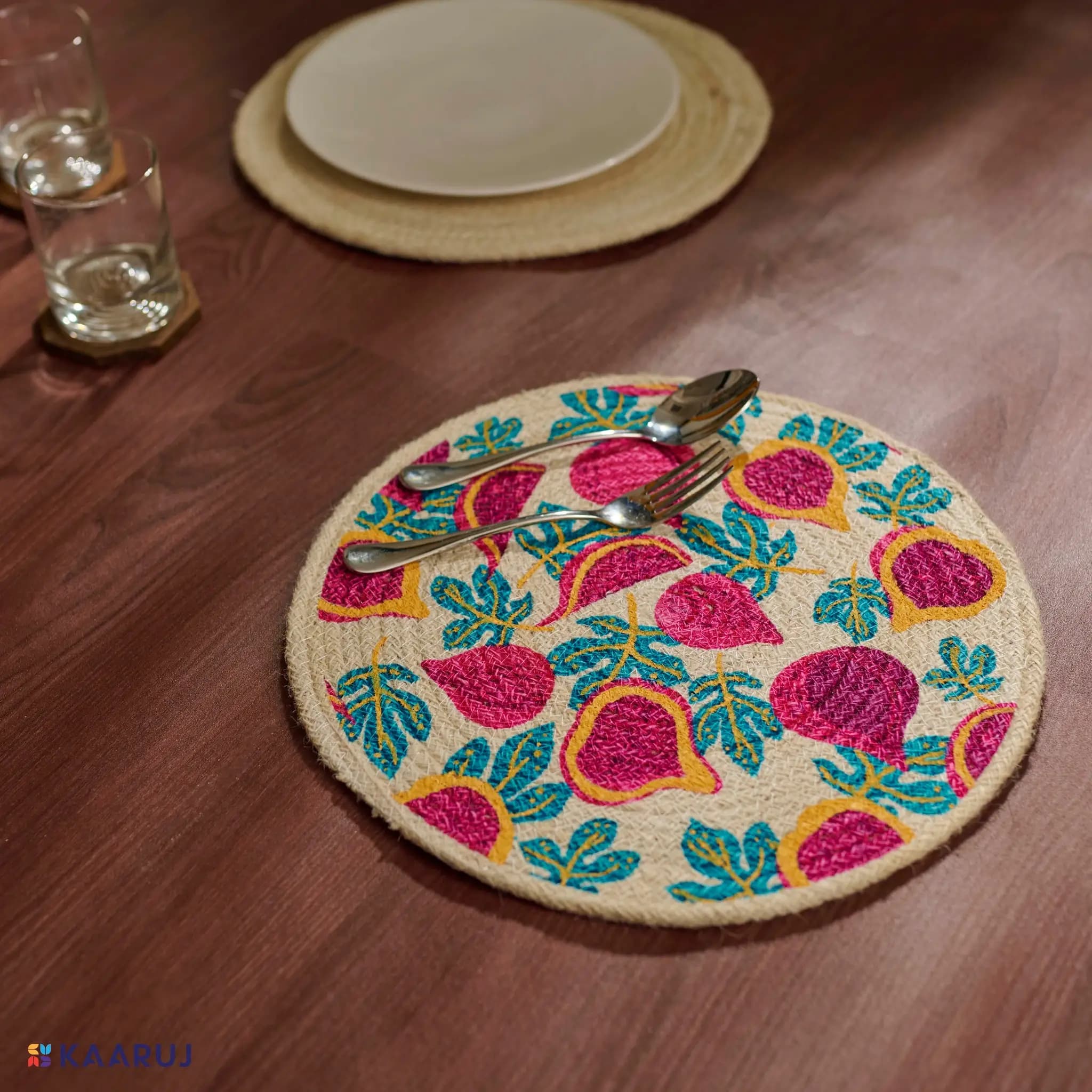 Fruit-theme Round Placemat