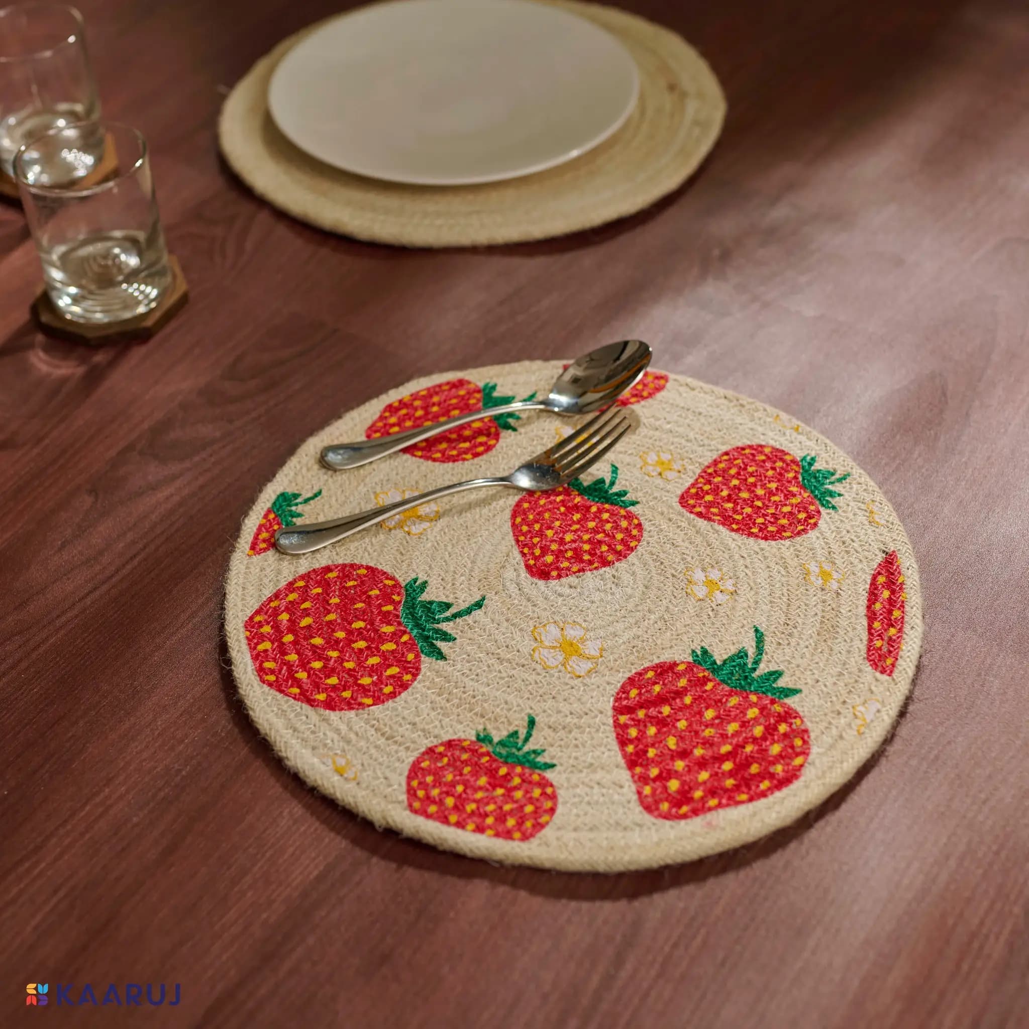 Fruit-theme Round Placemat