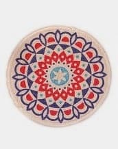 Mandala Jute Braided Trivet