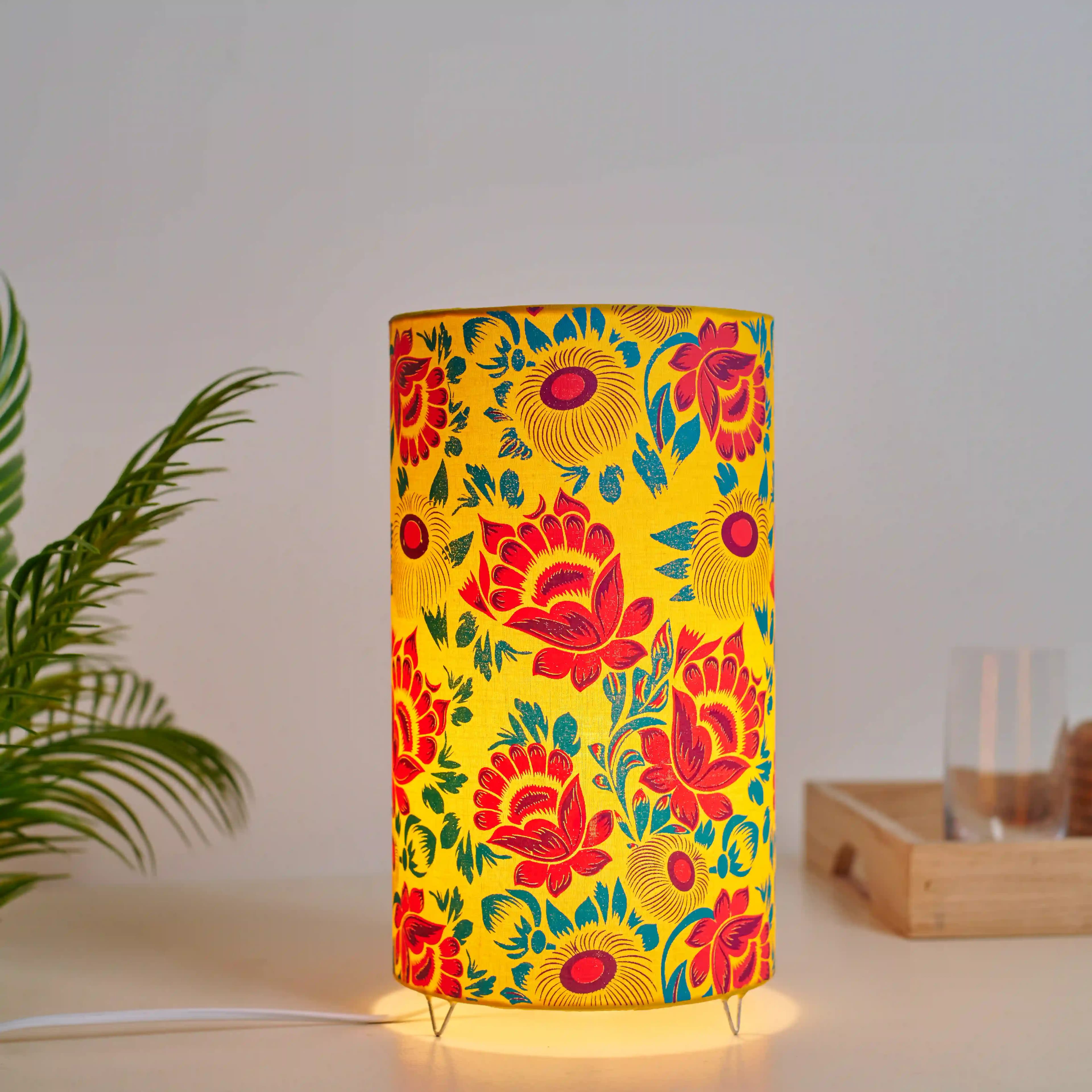 Mughal Paint Square Lampshade