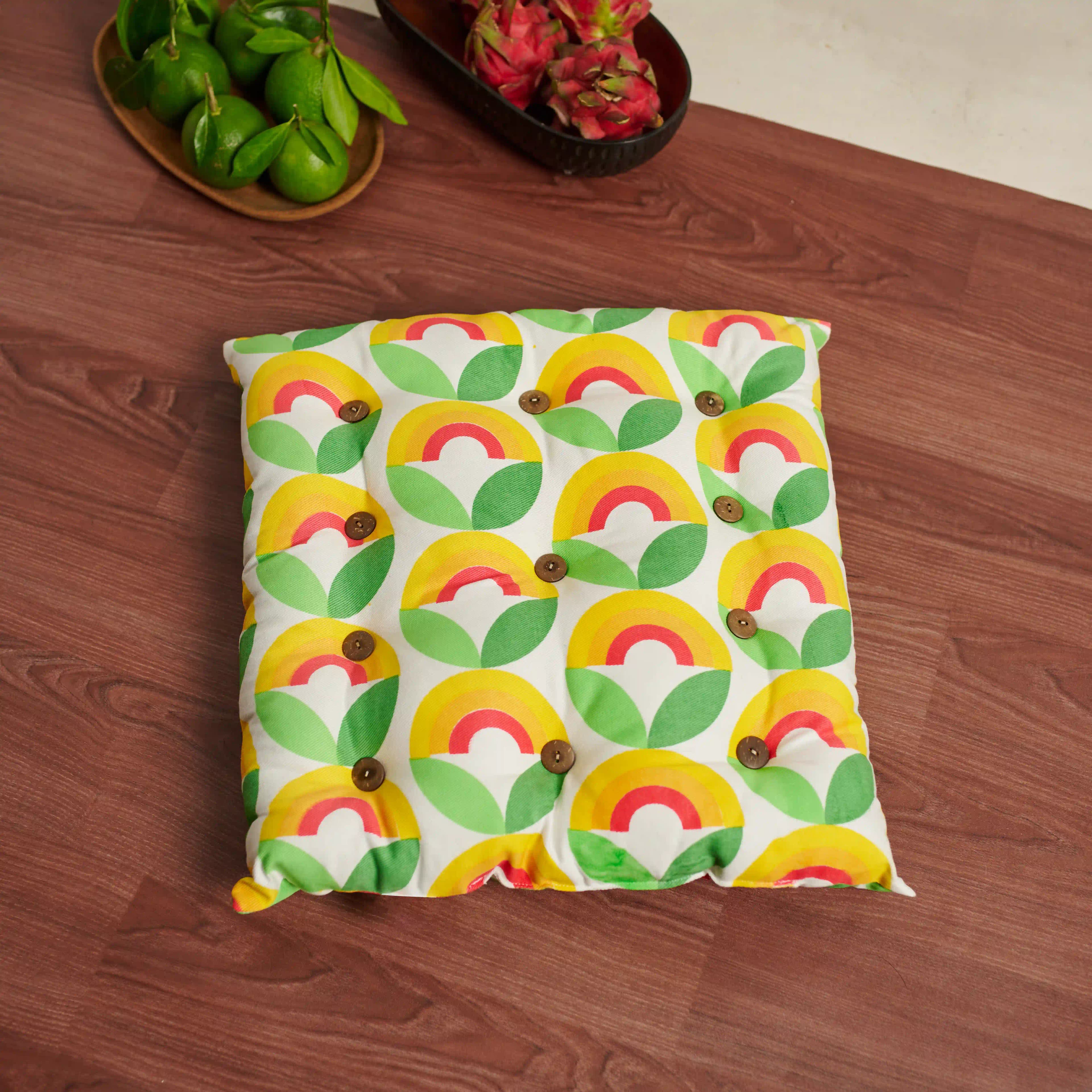 brown~Sizes:  16” x 16”,