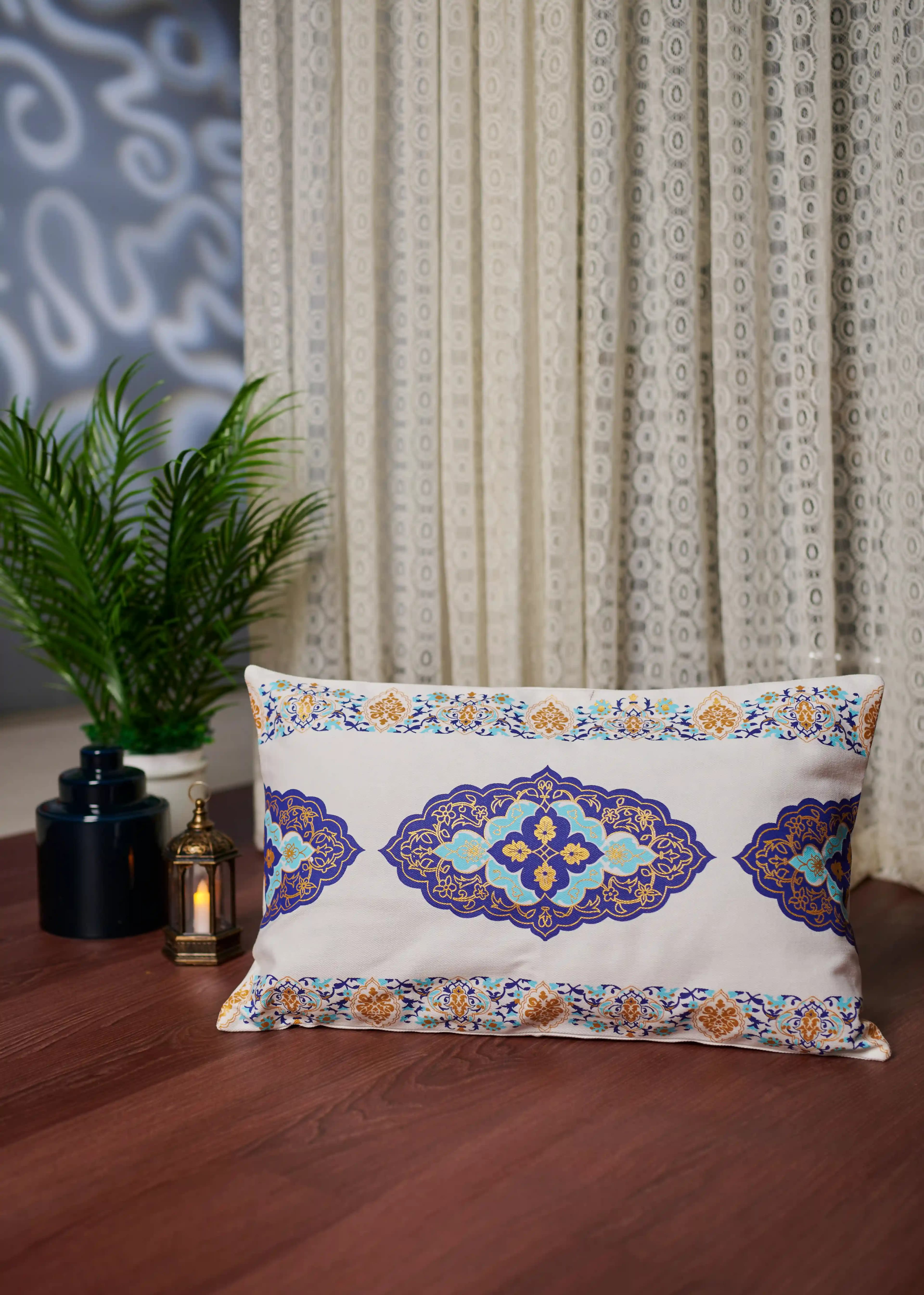 Arabic Art Printed Cushion Cover