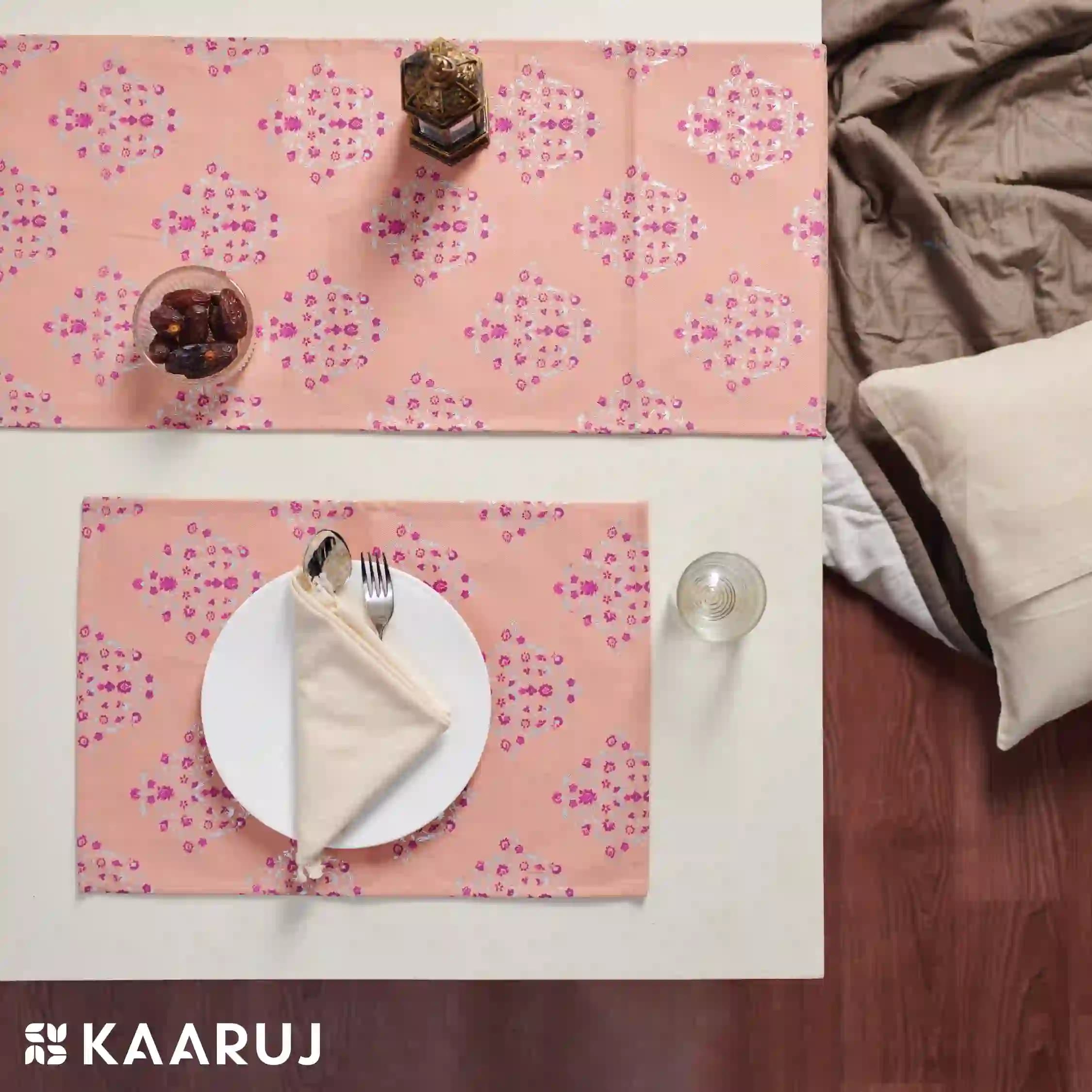 Arabic Art Printed Table Runner