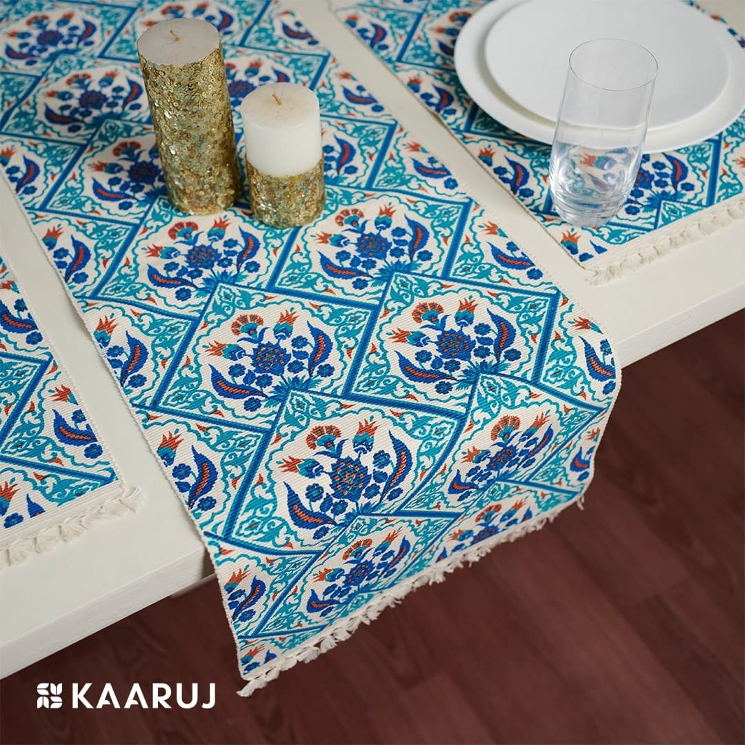 sky and blue~Table Runner Set
