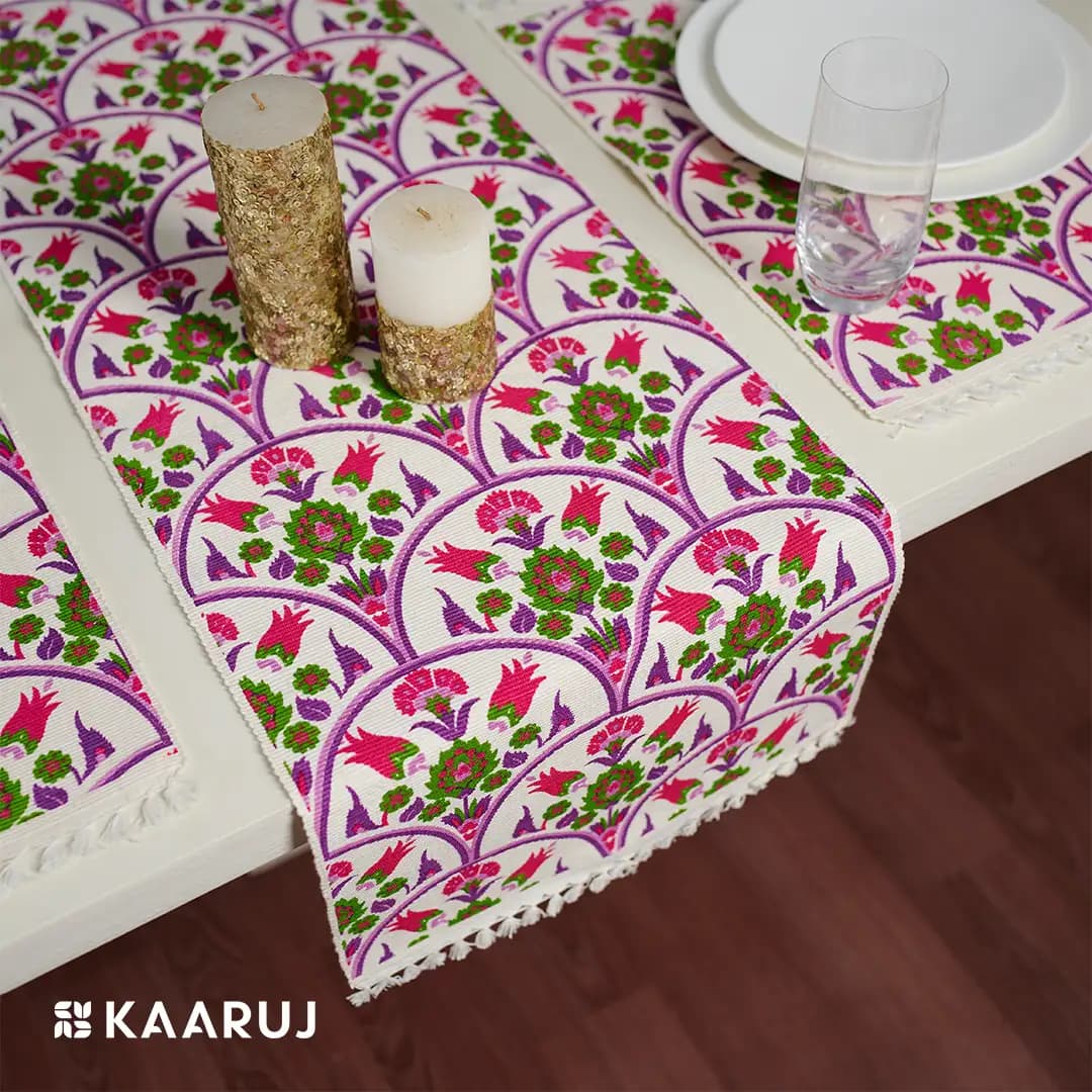Purple and red~Table Runner Set