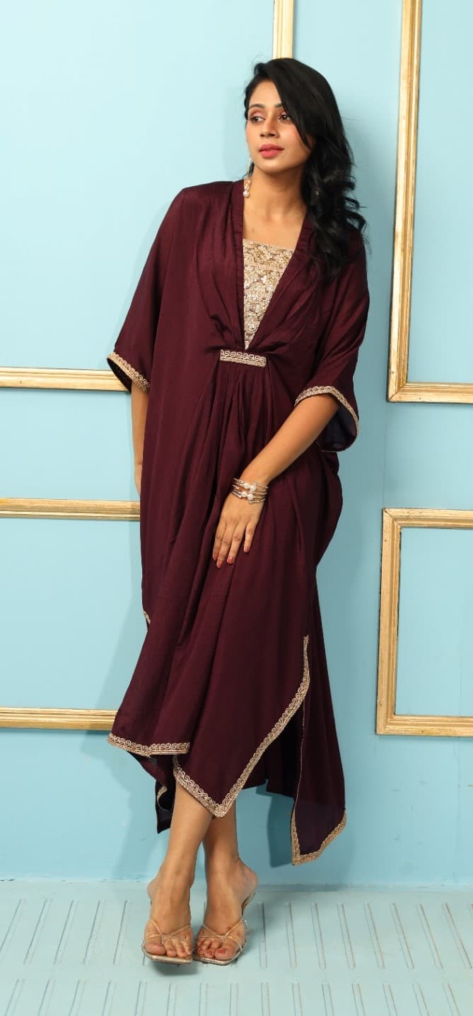 Burgundy~Size: L (42)