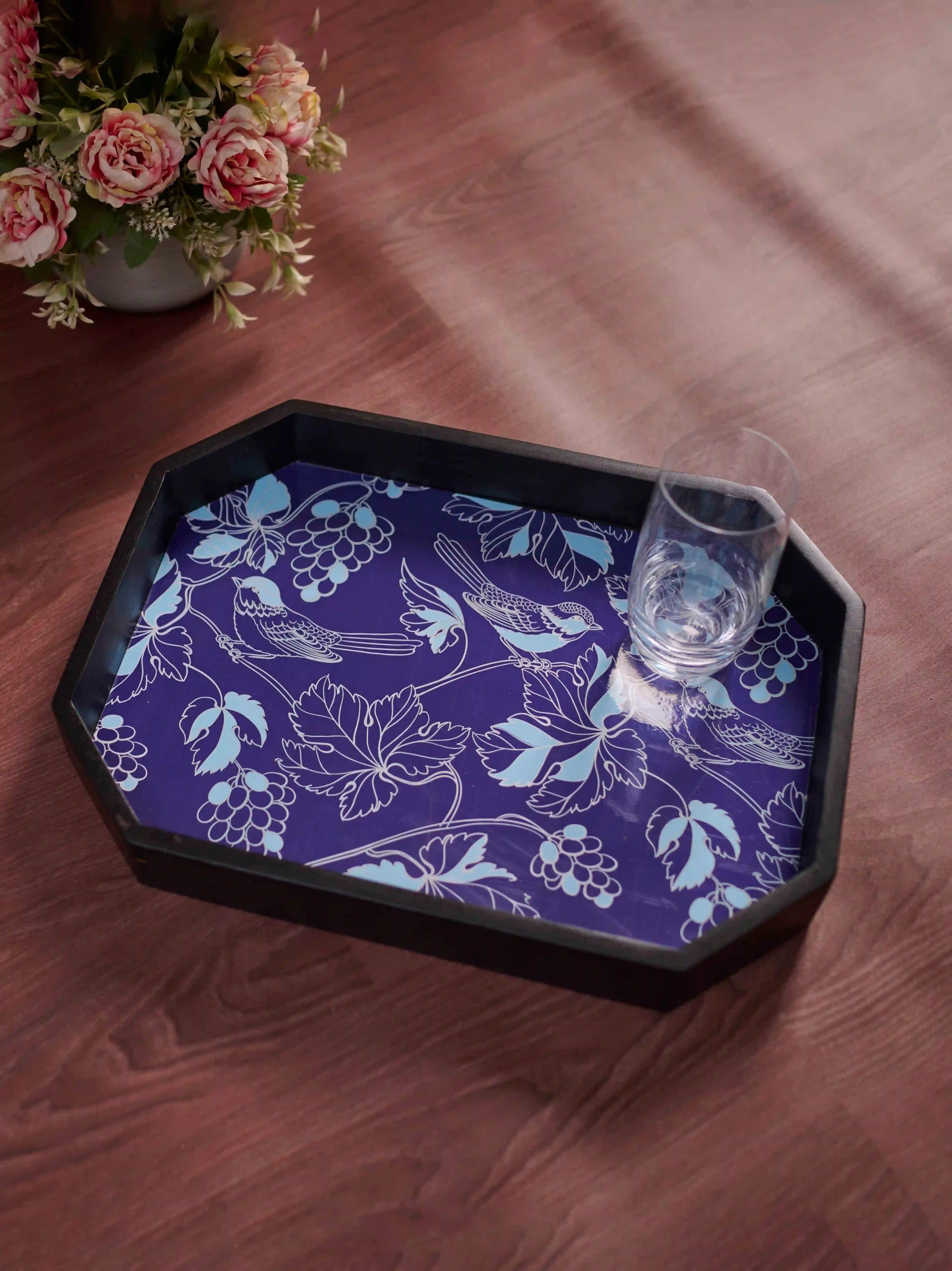 Floral Canopy Hexagon Tray