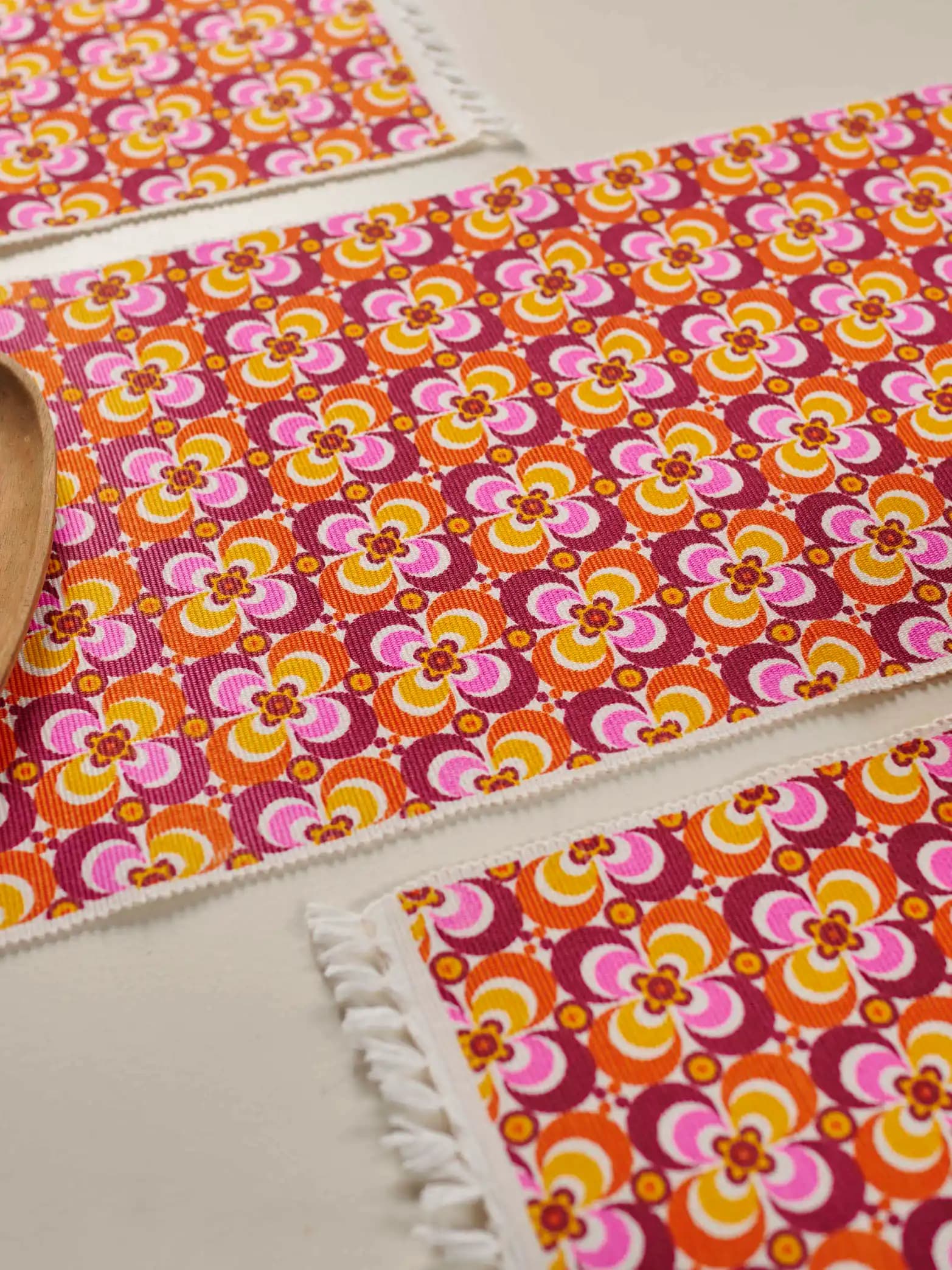 Orange~Table Runner Set