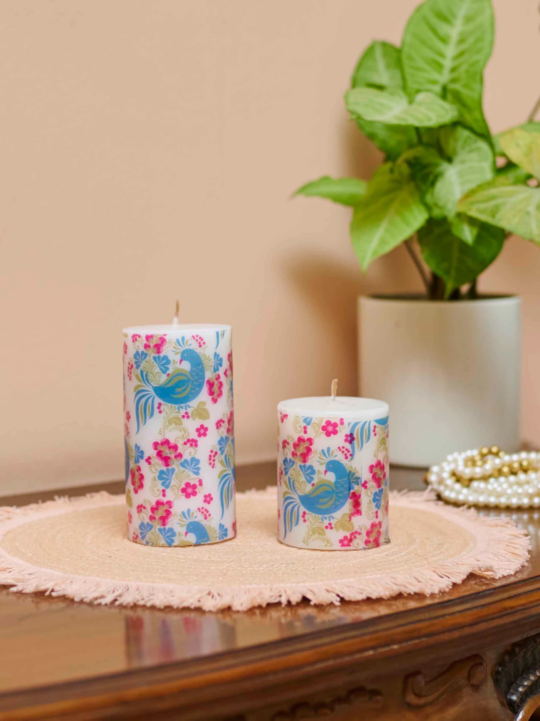 Colorful Truck Art Candle