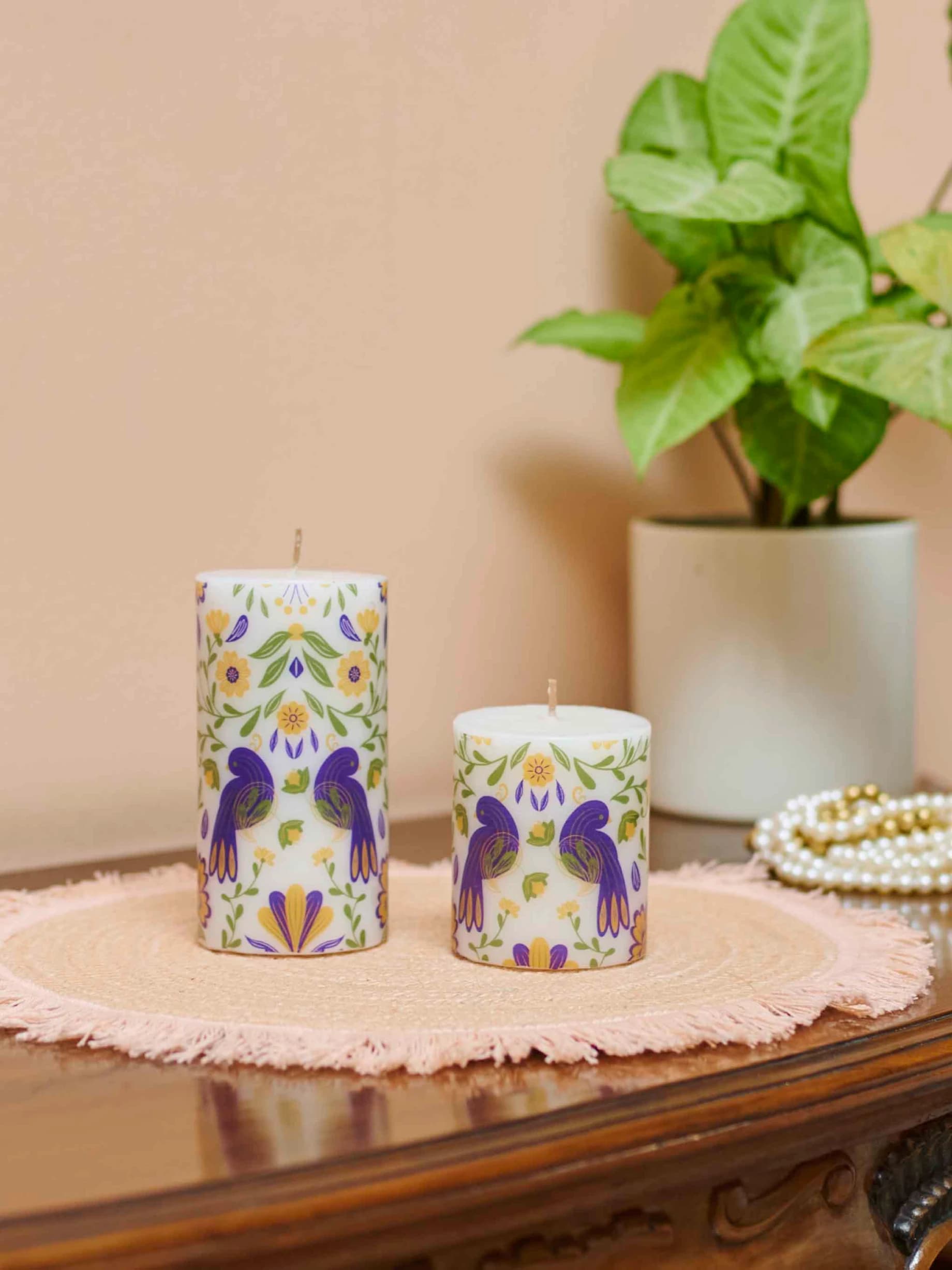 Colorful Truck Art Candle