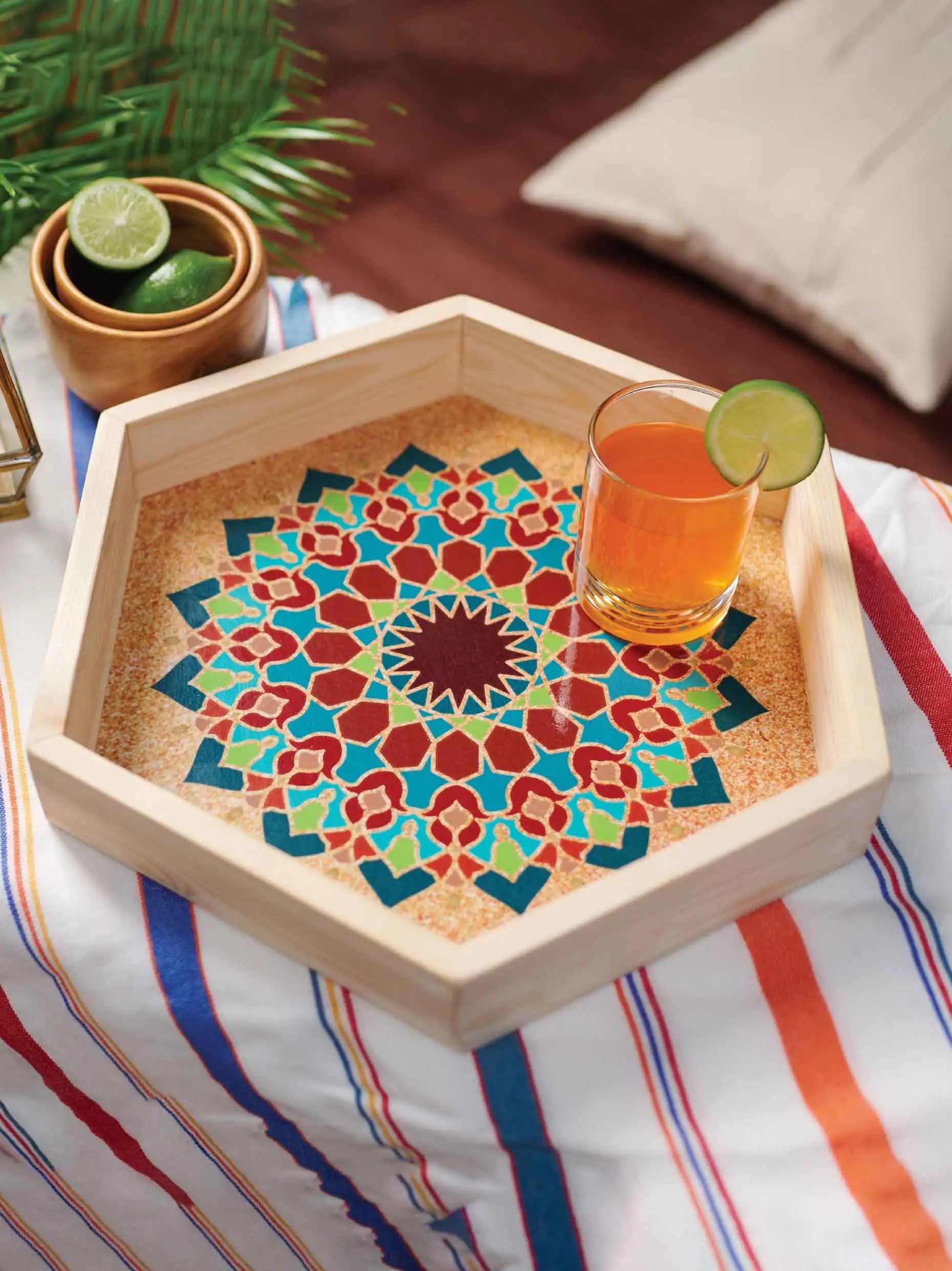 Arabic Art Printed Tray