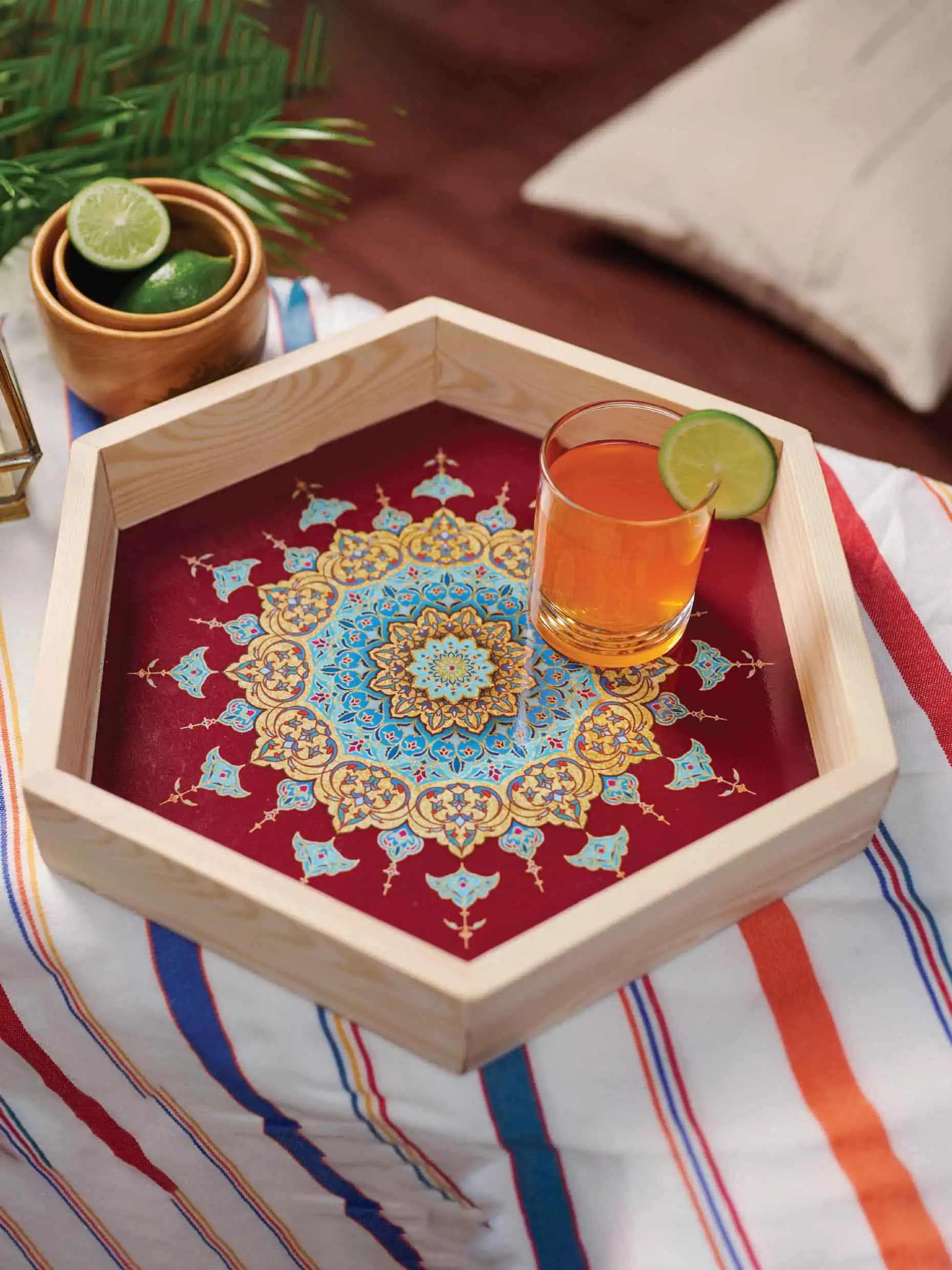 Arabic Art Printed Tray