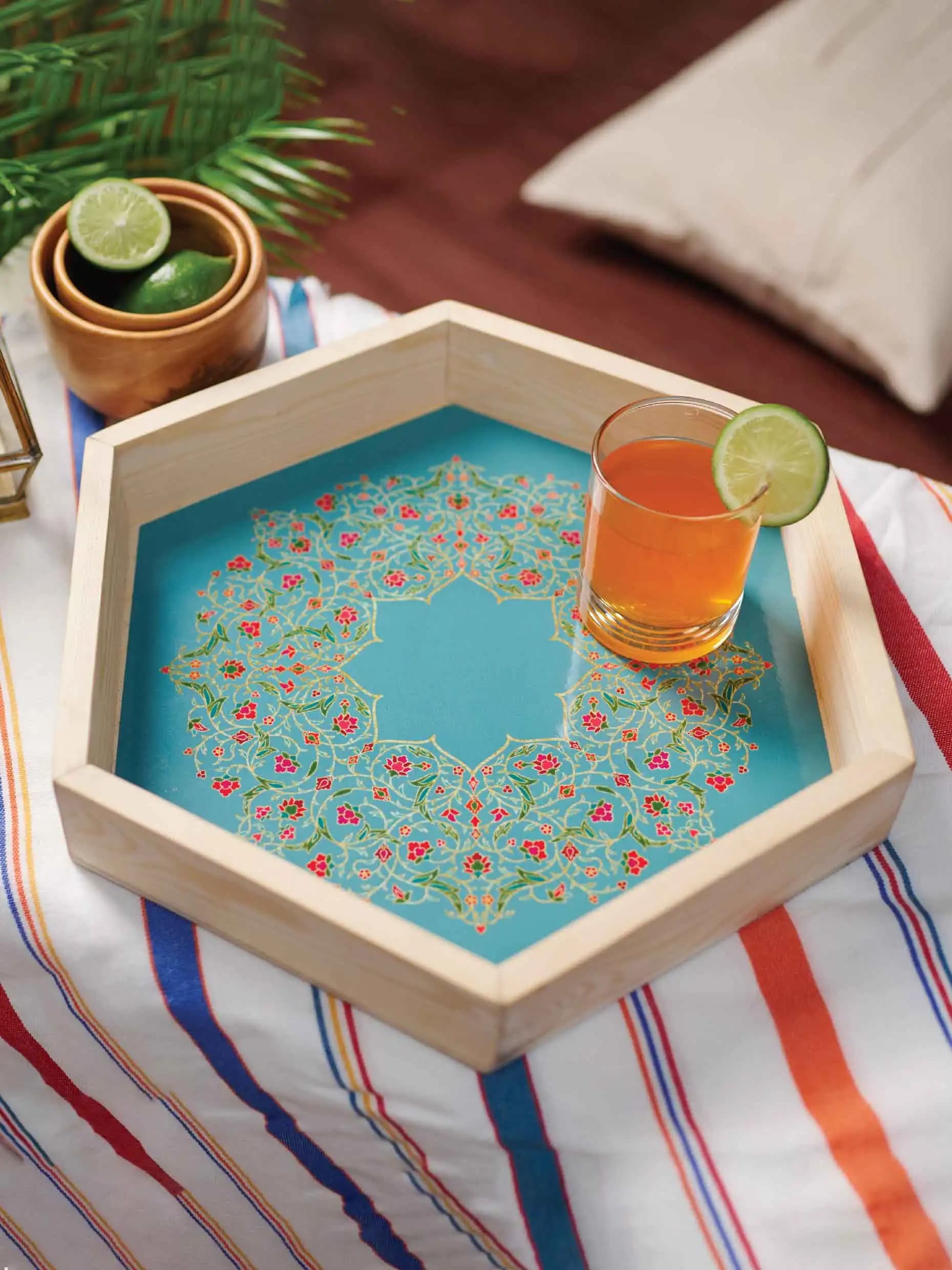 Arabic Art Printed Tray